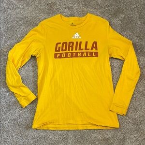 Adidas Yellow Gorilla Football Long Sleeve Shirt